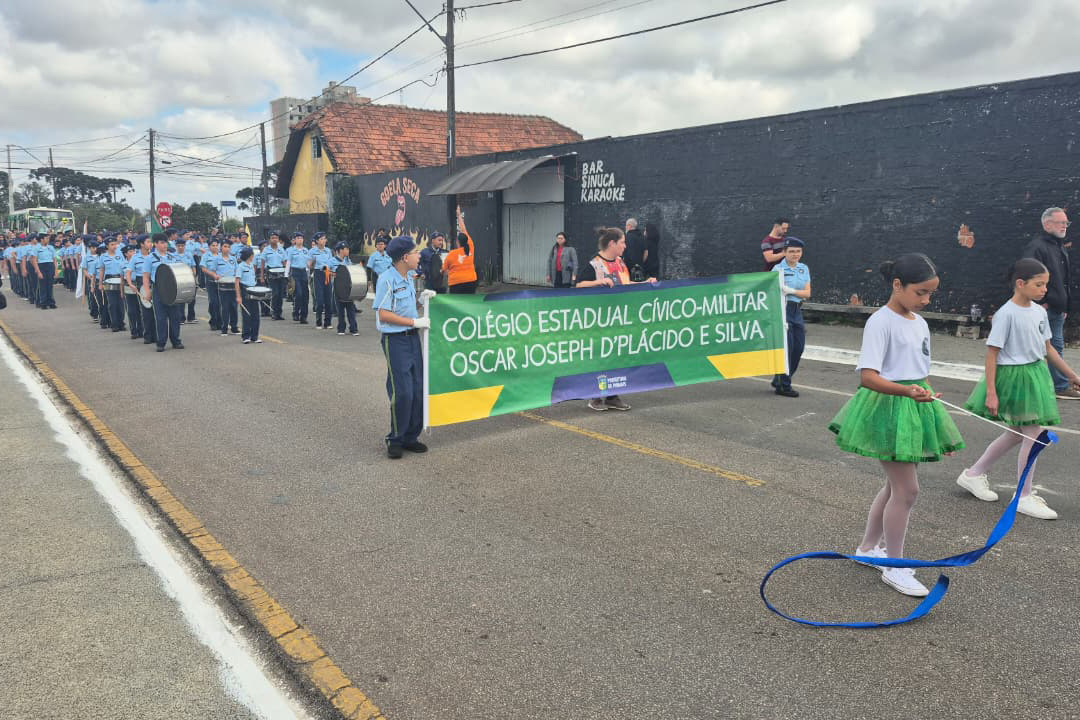 Colégios cívico-militares se preparam para desfiles de 7 de Setembro
