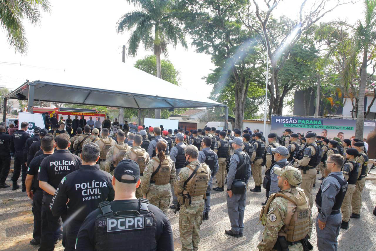 Missão Paraná II vai aproximar forças policiais da população do Norte do Estado