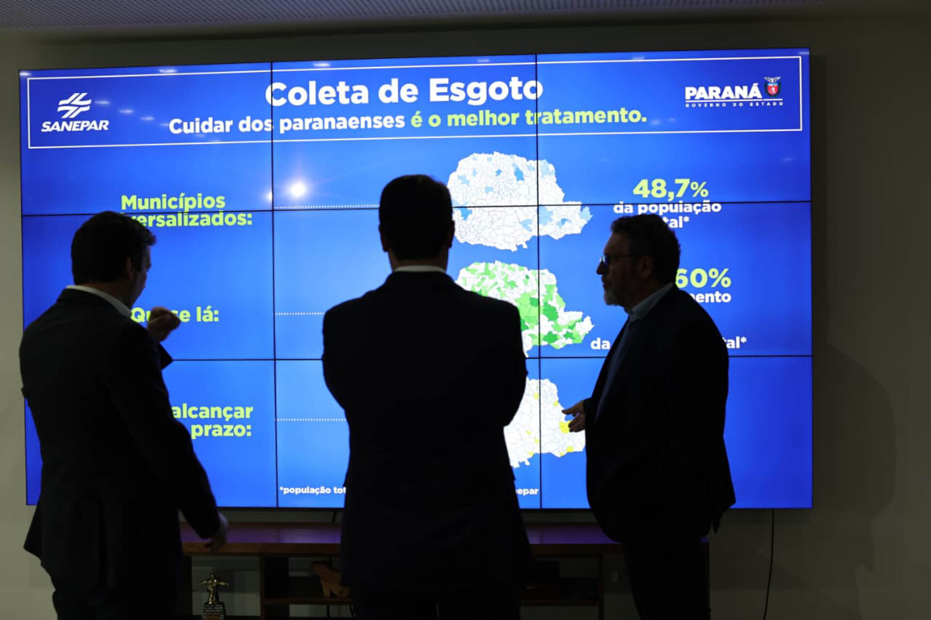 Governador anuncia R$ 456 milhões de investimentos da Sanepar para Curitiba