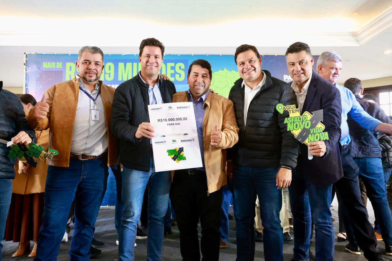 Governo do Estado autoriza investimentos de R$ 219 milhões para cidades dos Campos Gerais