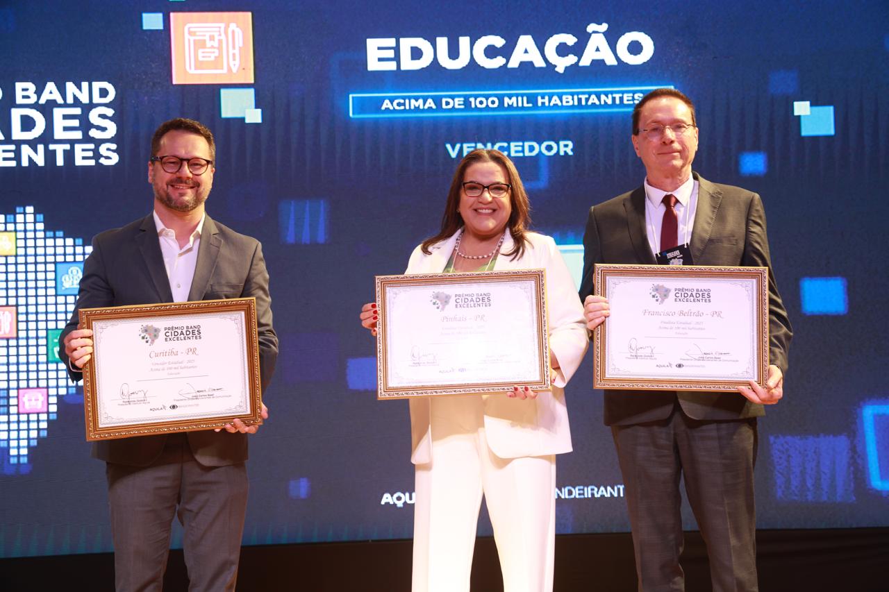 Prêmio Band Cidades Excelentes 2025 celebra boas práticas das gestões municipais