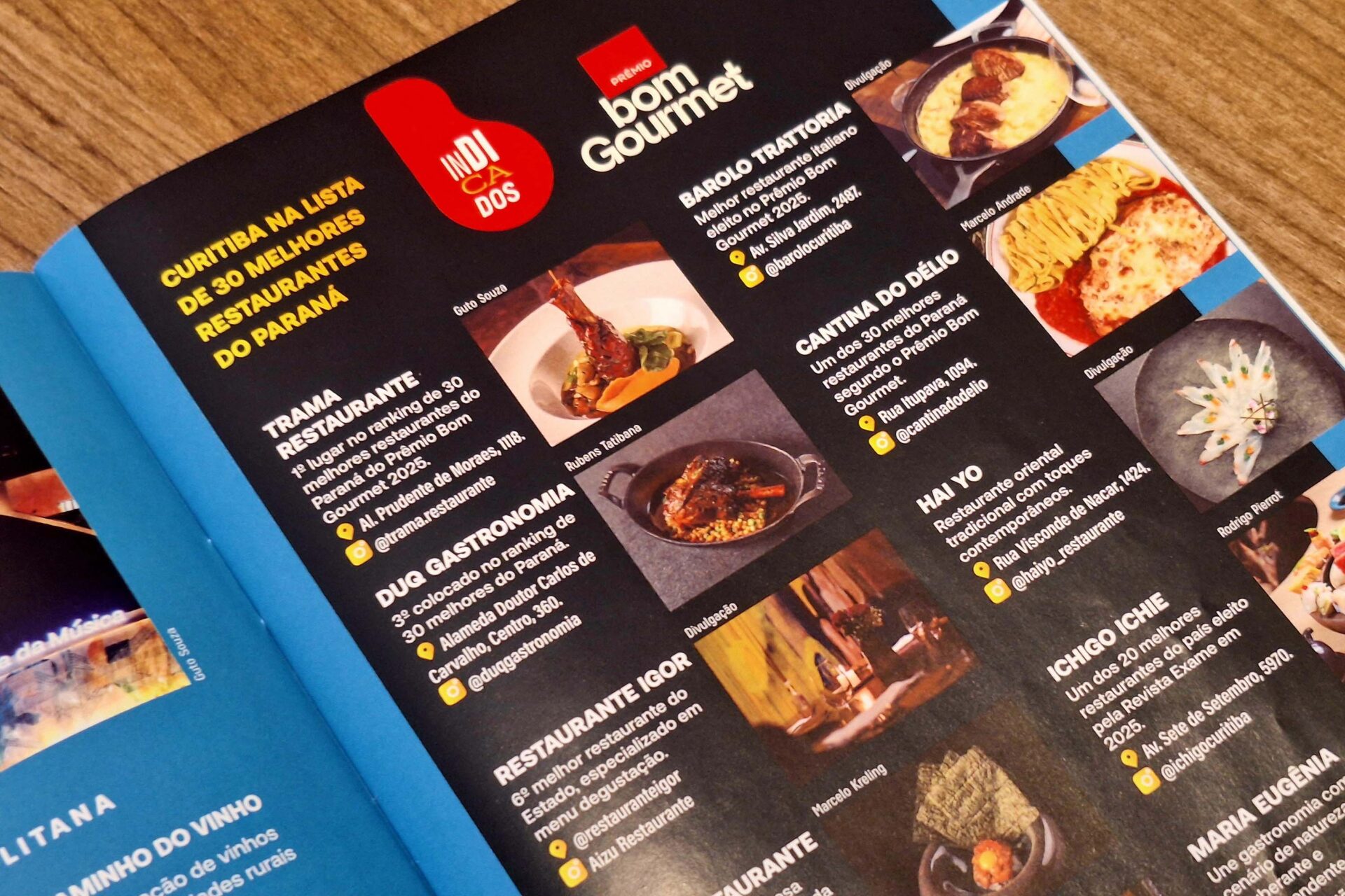 Guia destaca atrativos e os 30 restaurantes vencedores do Prêmio Bom Gourmet