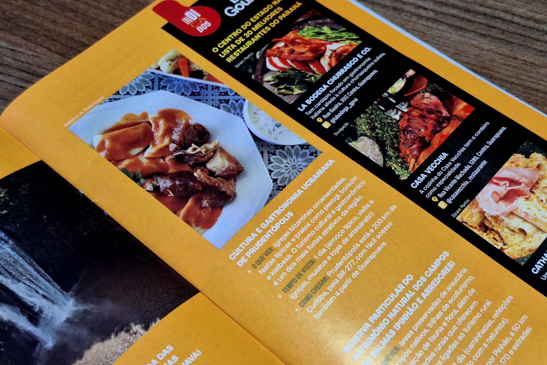 Guia destaca atrativos e os 30 restaurantes vencedores do Prêmio Bom Gourmet