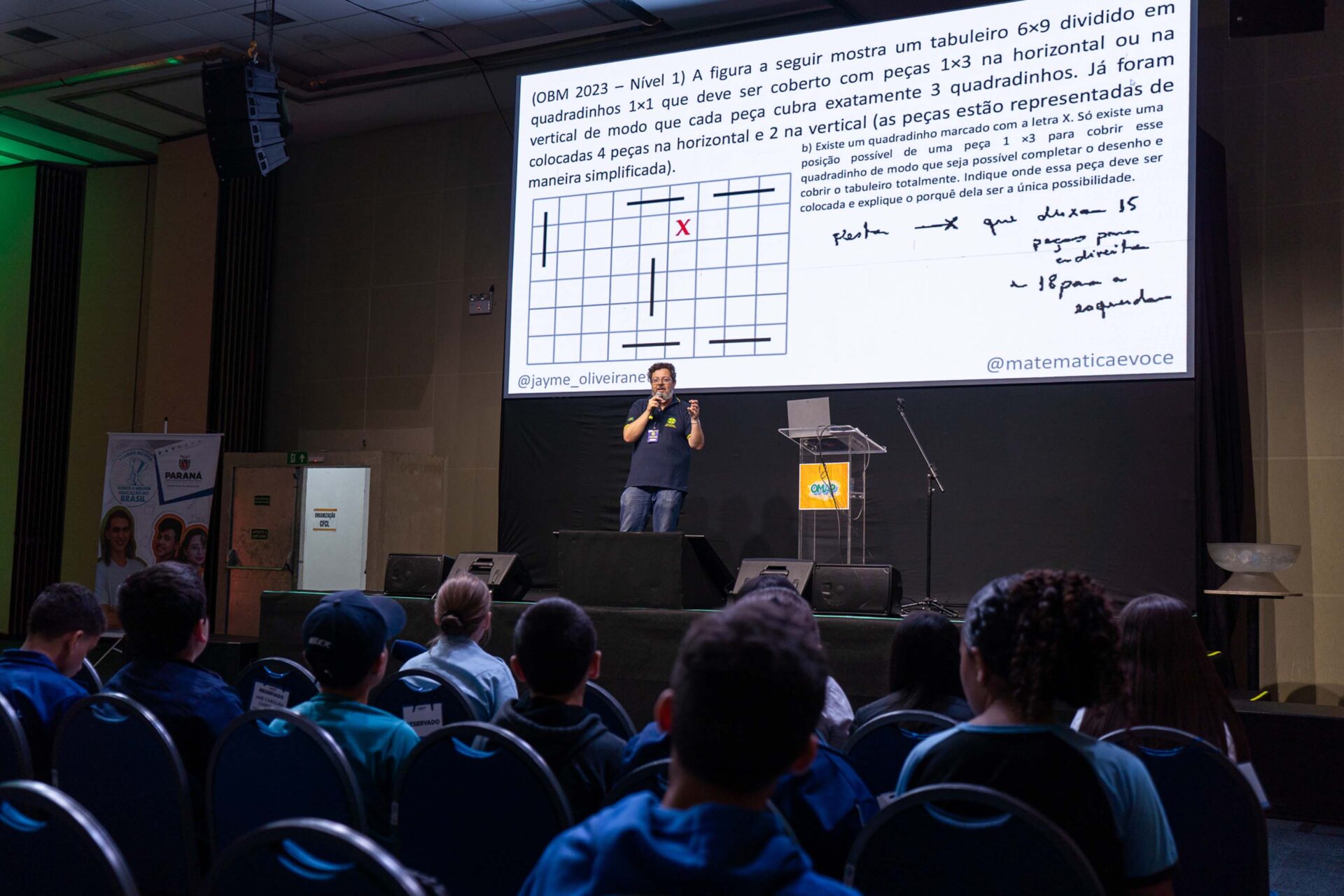 Imersão prepara alunos da rede estadual para Olimpíada Brasileira de Matemática