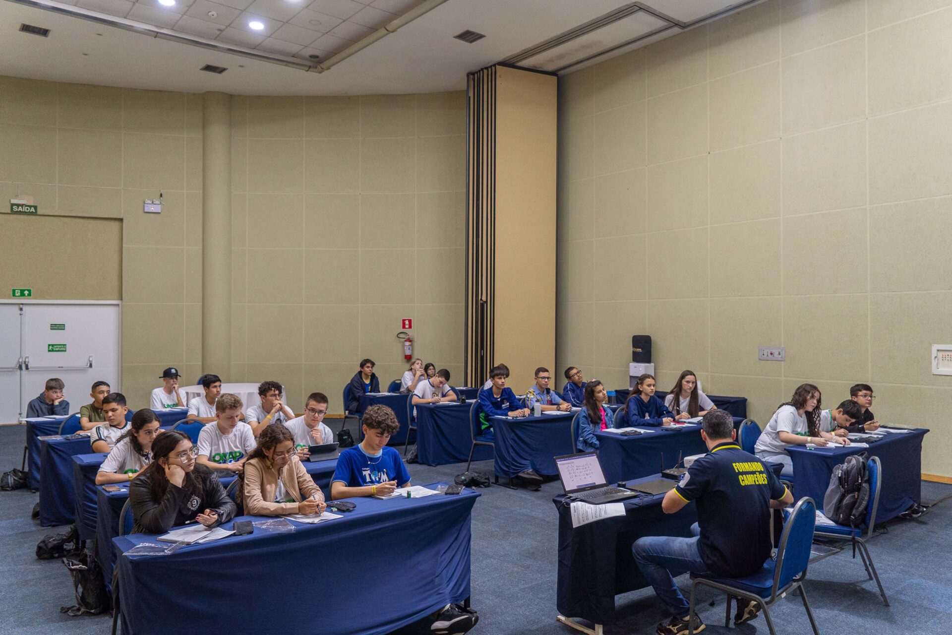 Imersão prepara alunos da rede estadual para Olimpíada Brasileira de Matemática