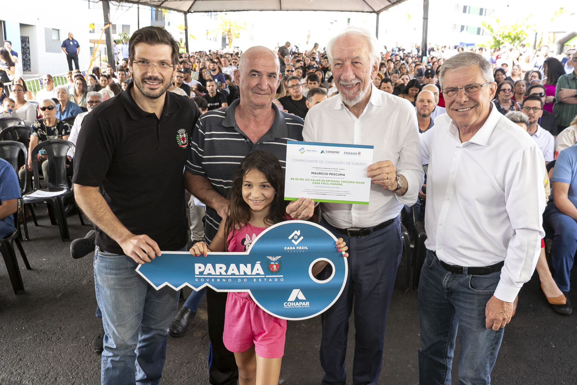 “Agora é meu”: idoso celebra primeira casa própria com ajuda do programa Casa Fácil Paraná Terceira Idade