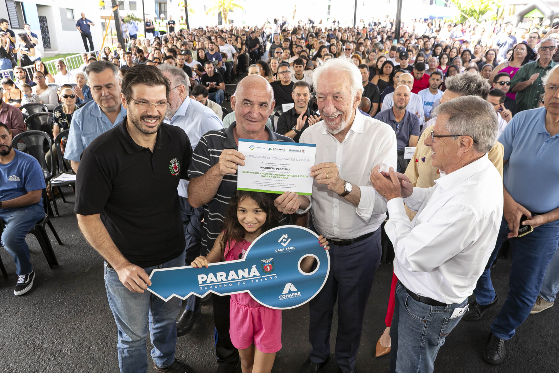 “Agora é meu”: idoso celebra primeira casa própria com ajuda do programa Casa Fácil Paraná Terceira Idade