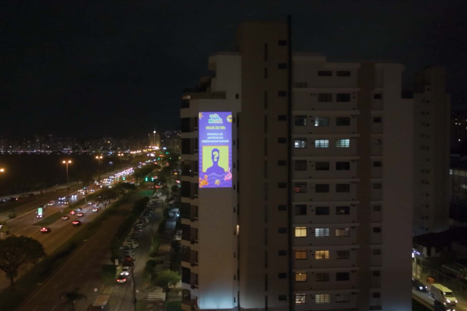 Programação do Verão Maior Paraná é exibida em pontos turísticos do Brasil