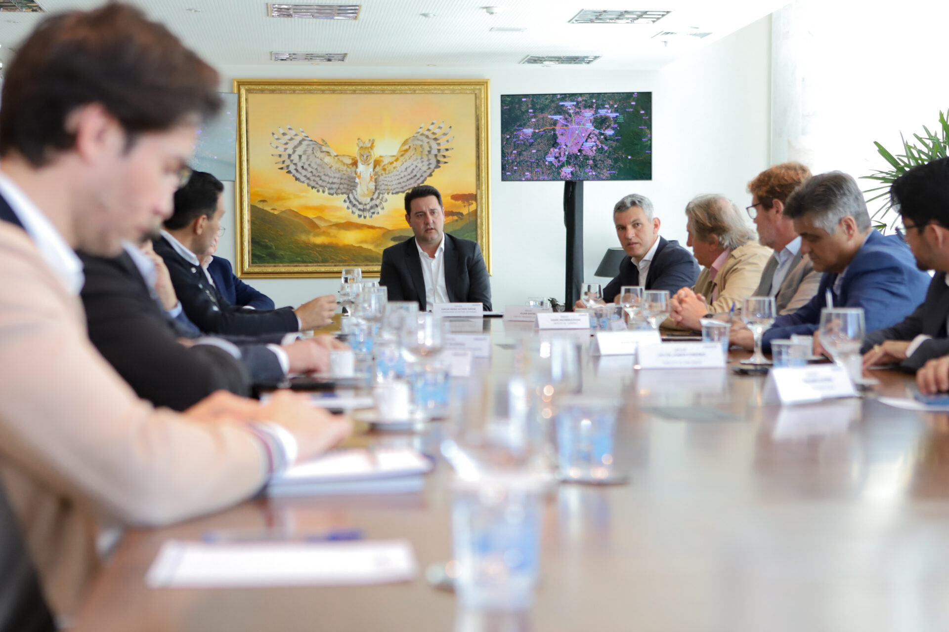 Governador recebe comitiva de prefeitos de Santa Catarina interessada no BUD
