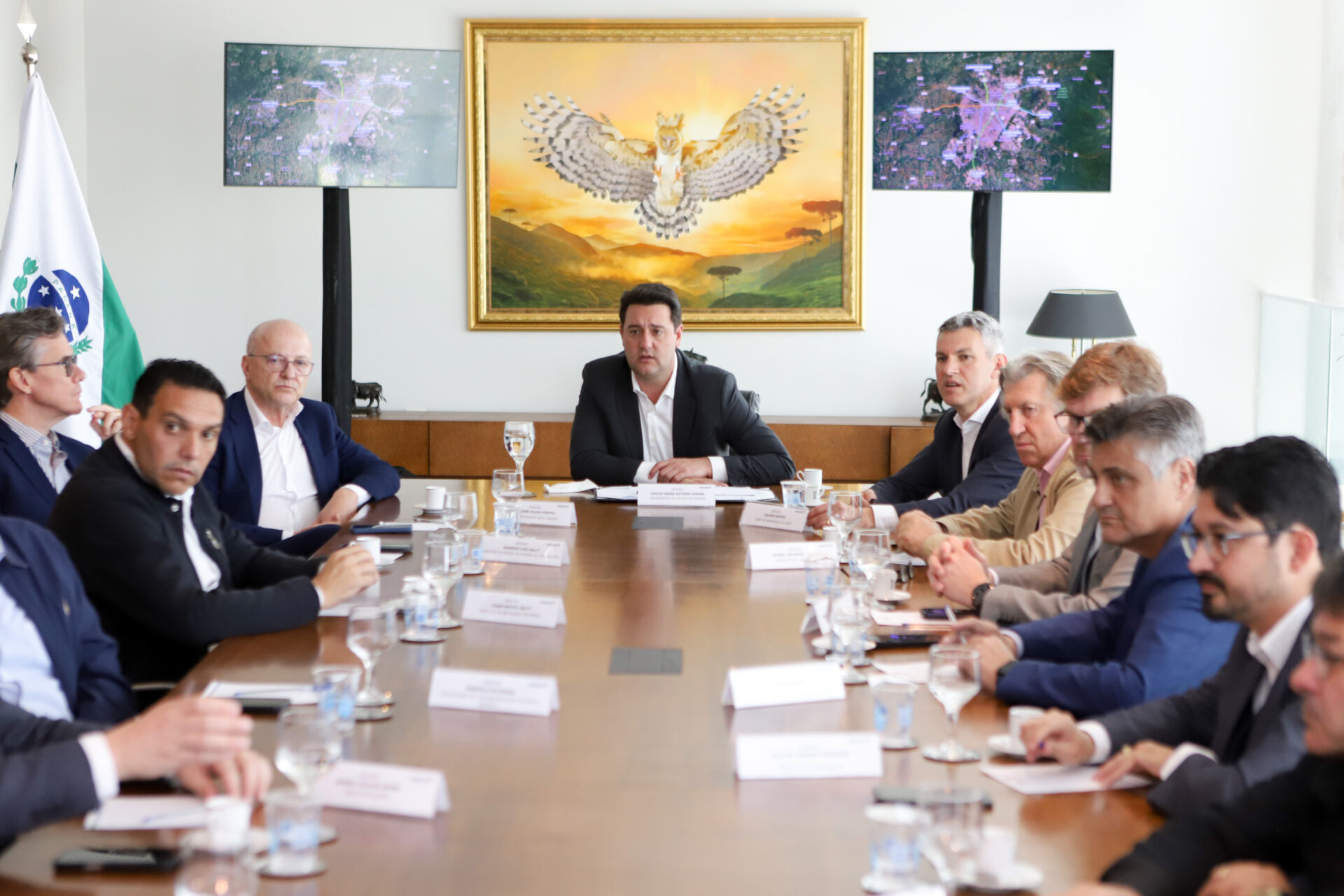 Governador recebe comitiva de prefeitos de Santa Catarina interessada no BUD