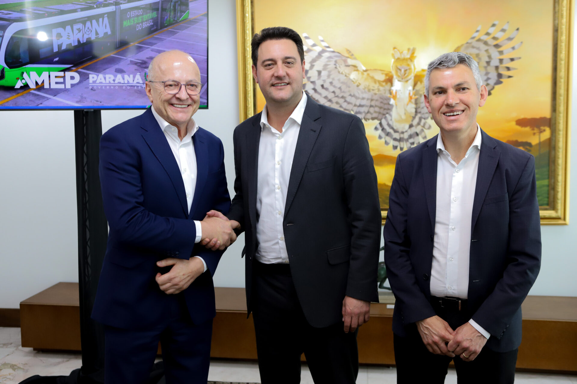Governador recebe comitiva de prefeitos de Santa Catarina interessada no BUD