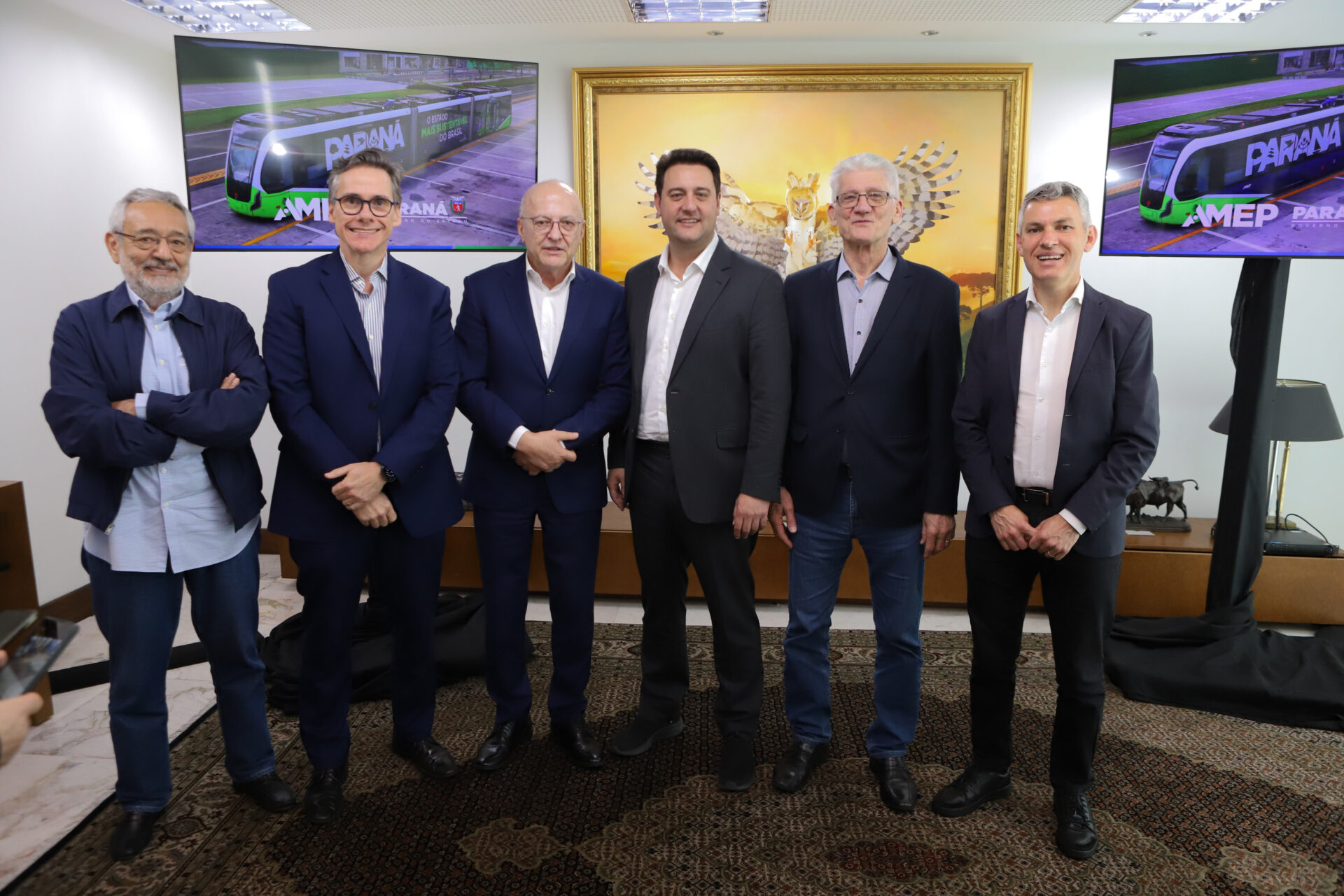 Governador recebe comitiva de prefeitos de Santa Catarina interessada no BUD