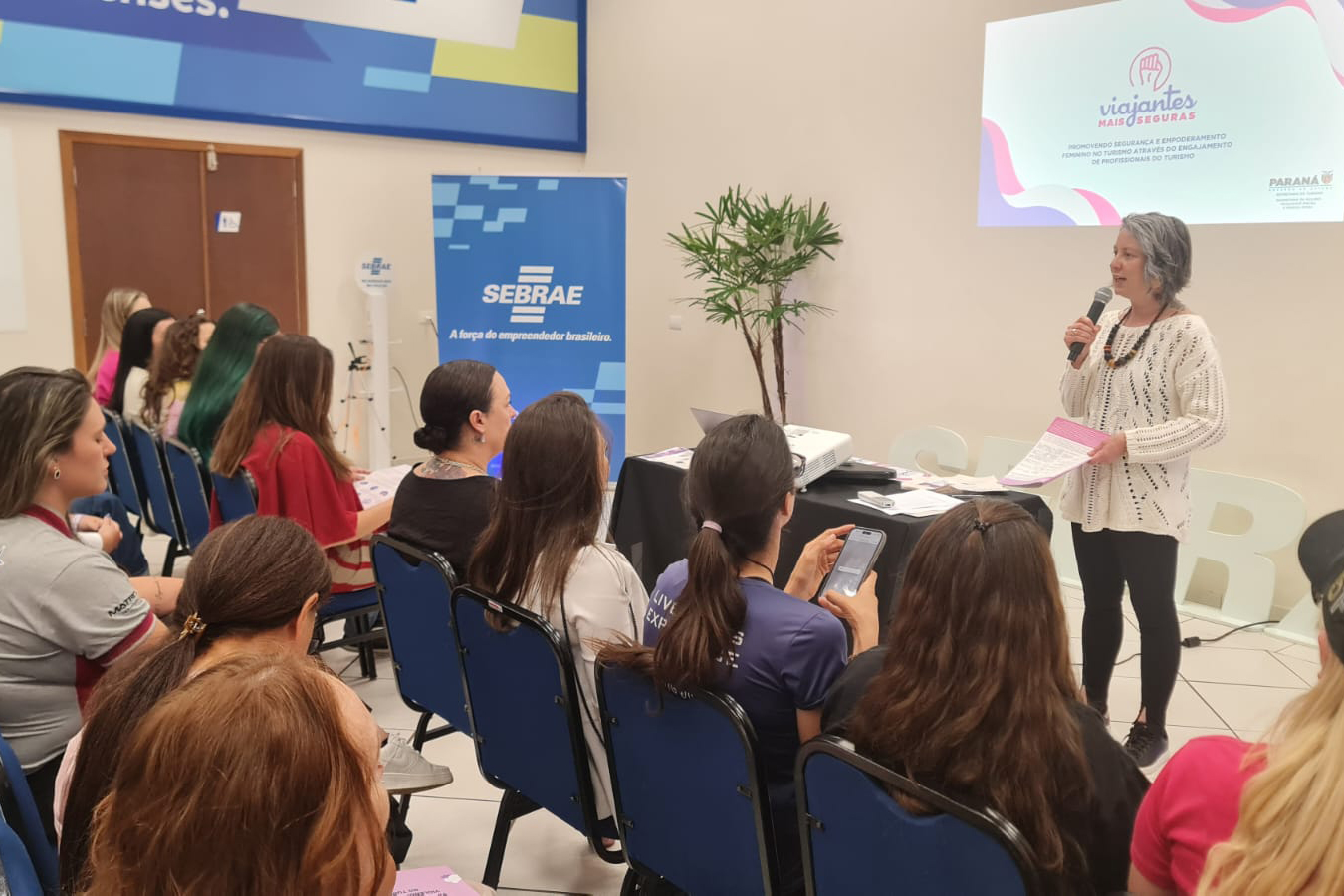 Evento em Maringá promove segurança e acessibilidade de mulheres no turismo