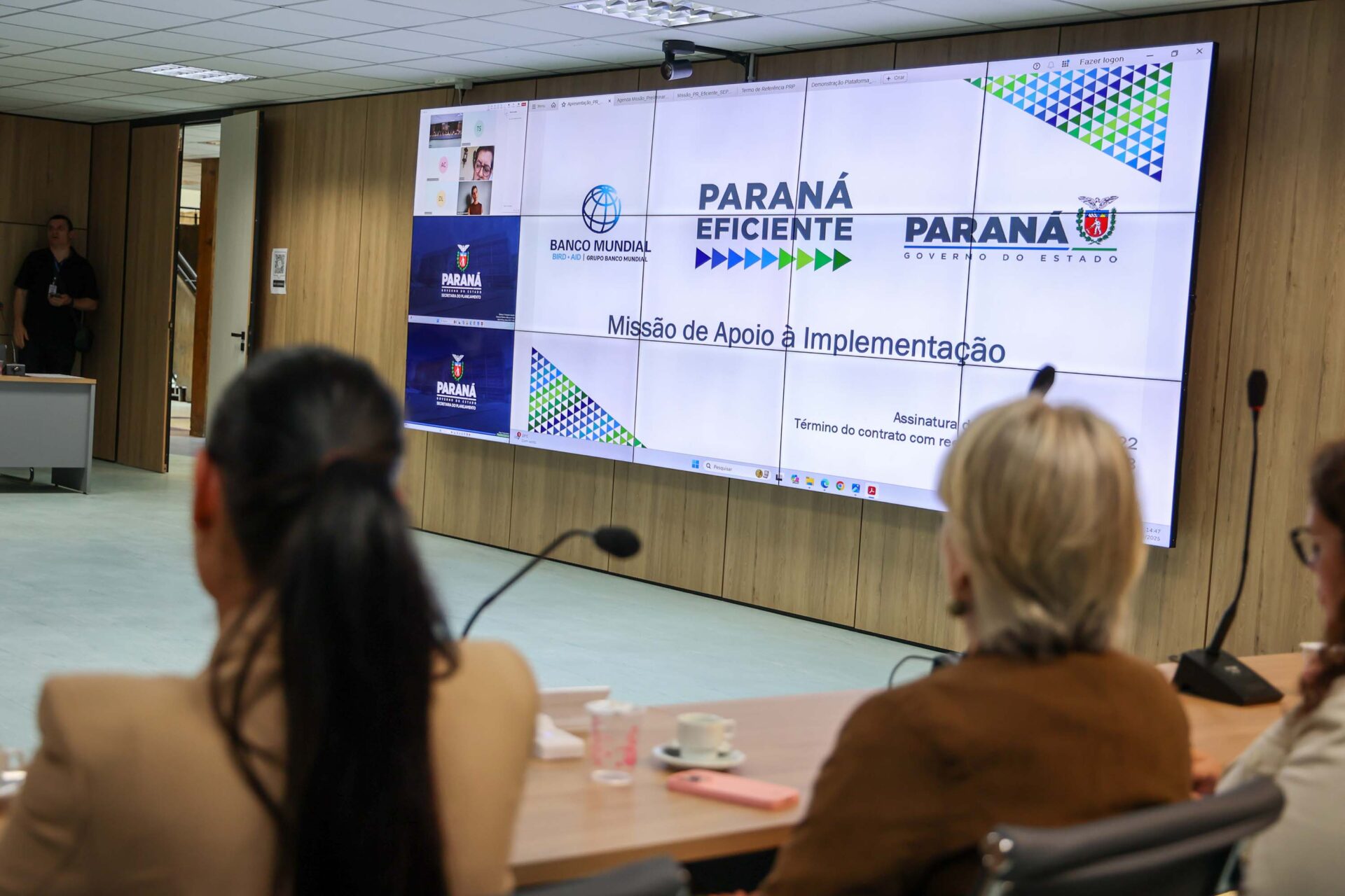 Estado recebe missão do Banco Mundial e apresenta avanços do projeto Paraná Eficiente