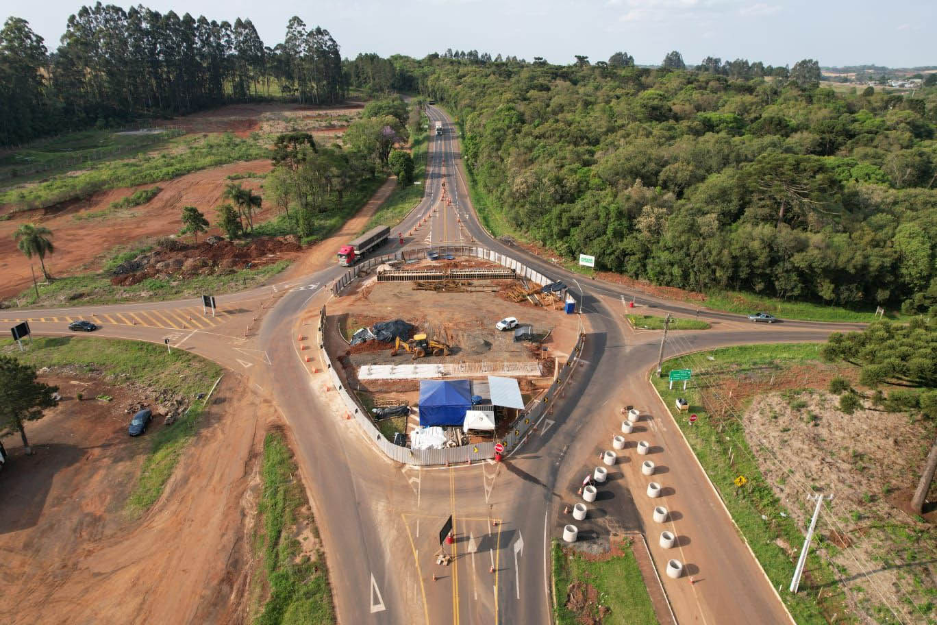 Nova duplicação da PRC-466 já está modernizando o perímetro urbano de Pitanga