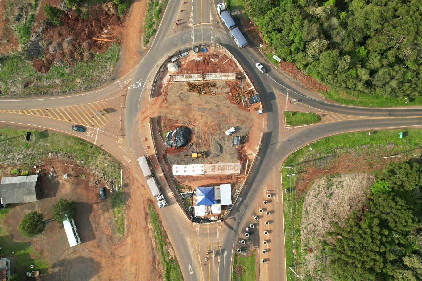 Nova duplicação da PRC-466 já está modernizando o perímetro urbano de Pitanga