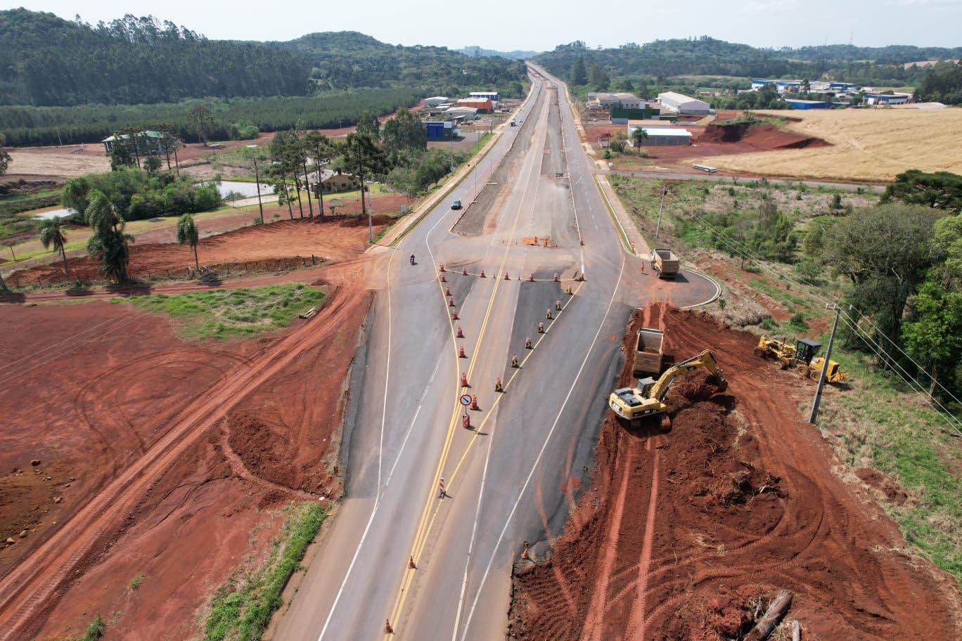 Nova duplicação da PRC-466 já está modernizando o perímetro urbano de Pitanga