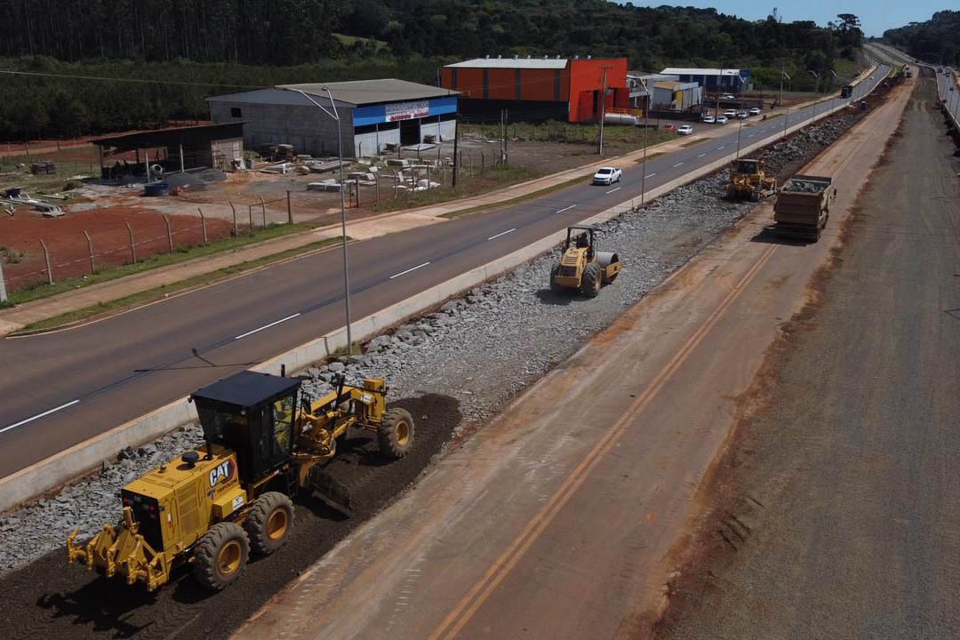 Nova duplicação da PRC-466 já está modernizando o perímetro urbano de Pitanga