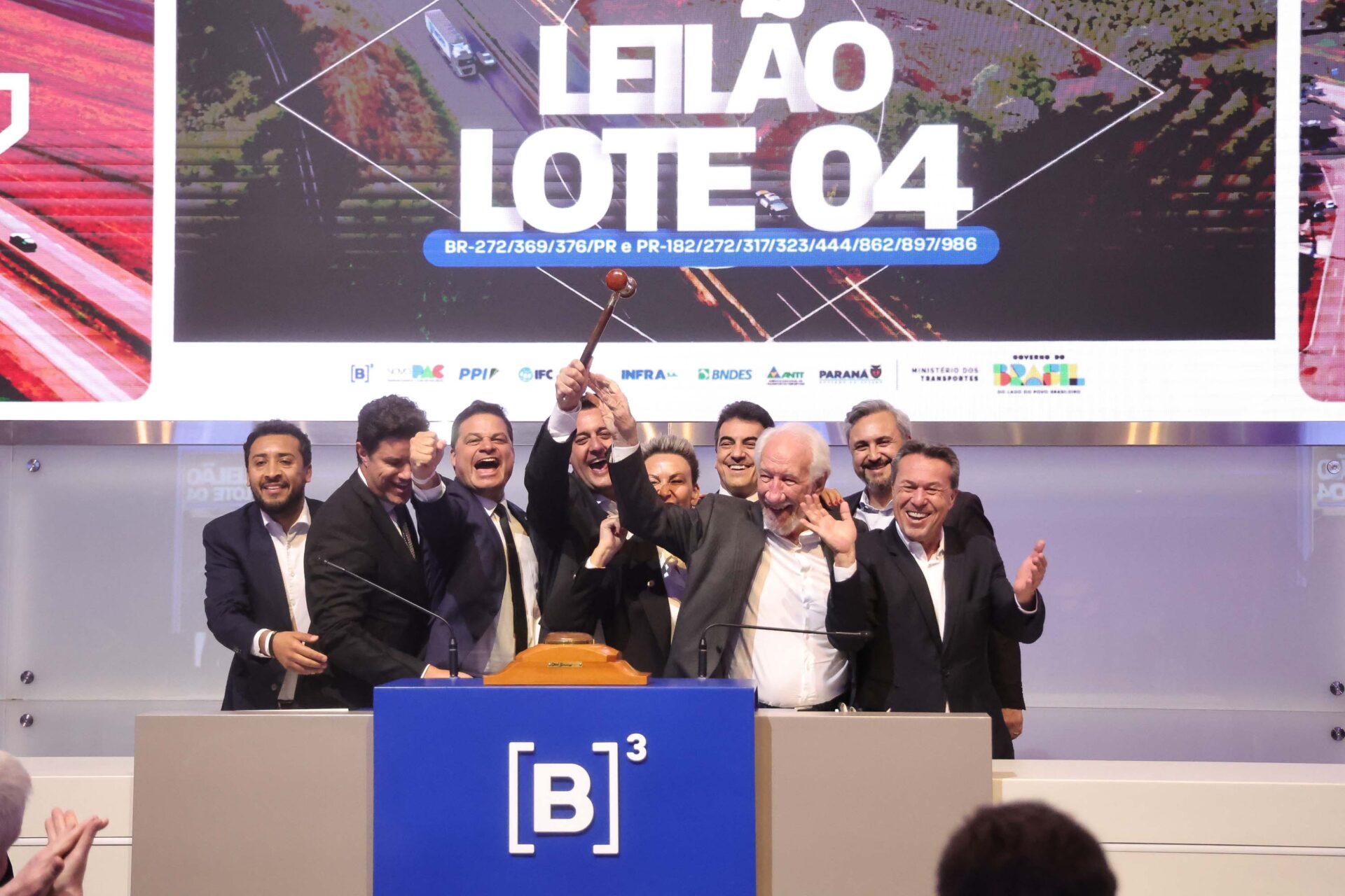 Com desconto de 21,3% sobre tarifa, EPR arremata Lote 4 e investirá R$ 18 bilhões no Paraná