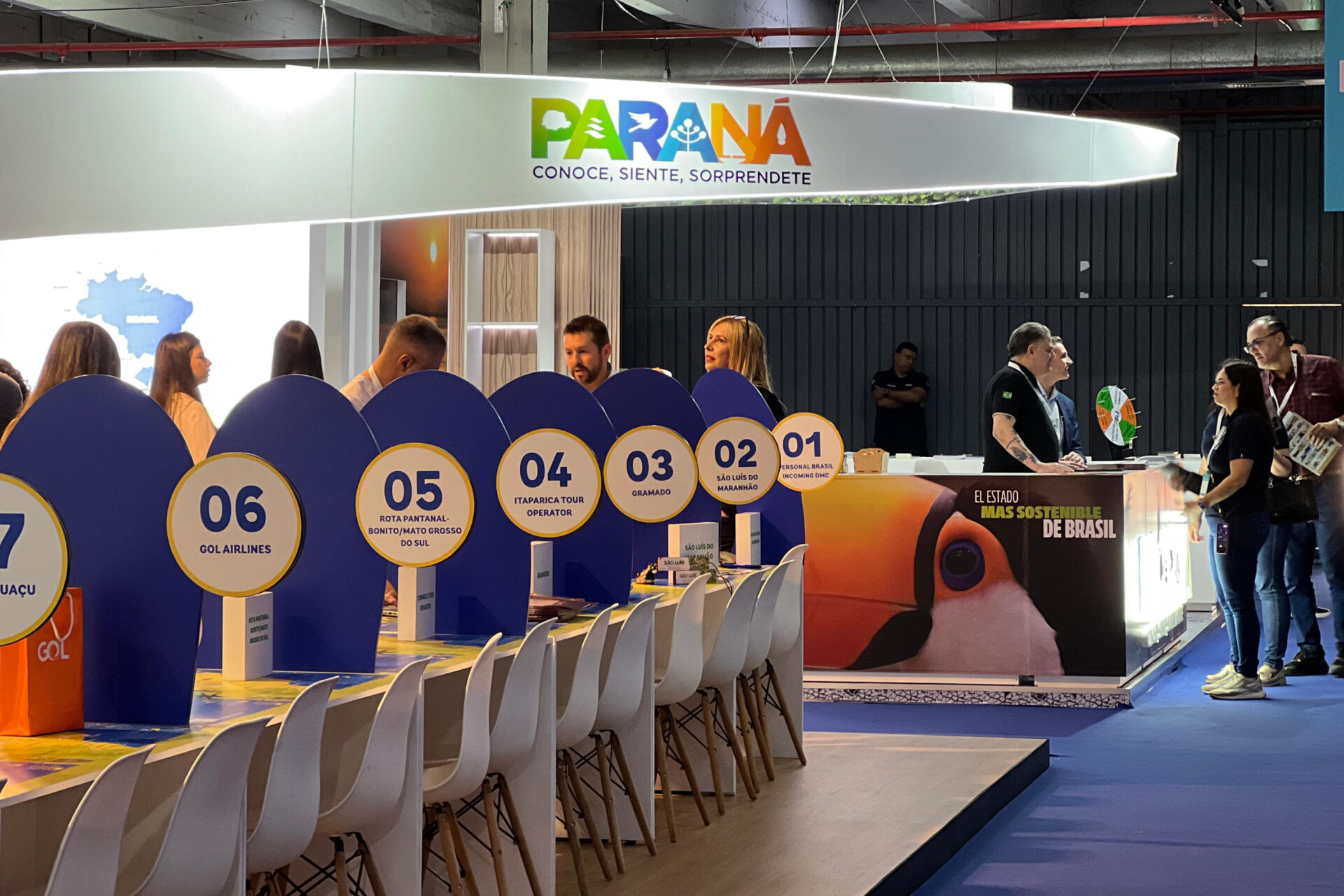 Com 27 coexpositores, Paraná promove atrativos e serviços em feira de turismo no Paraguai