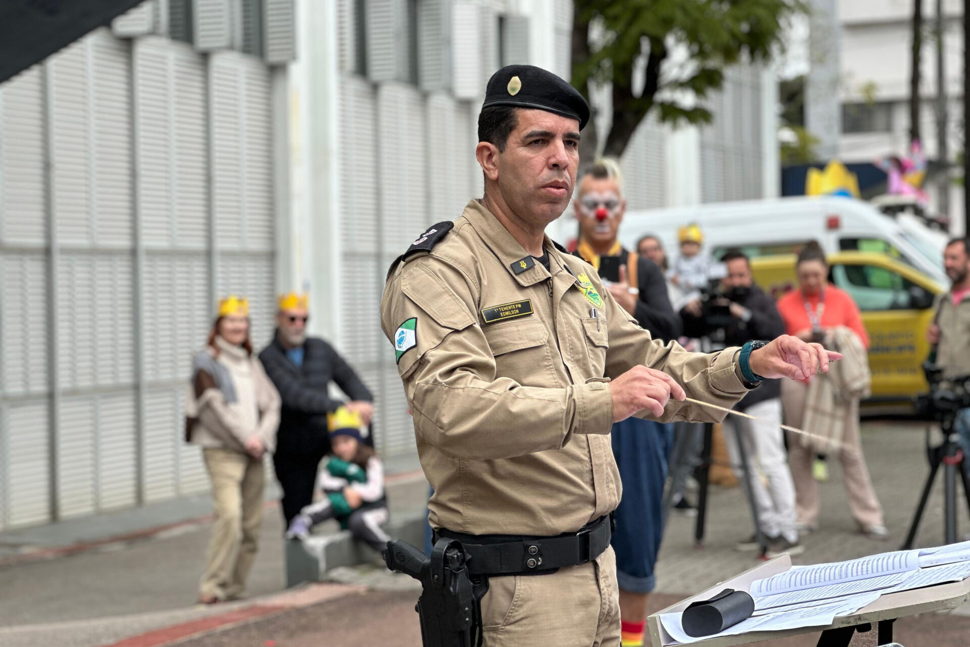 Música e esperança: Banda da PMPR faz show para crianças do Hospital Pequeno Príncipe