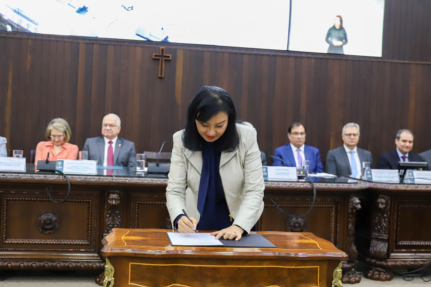 Darci Piana participa de cerimônia que moderniza tramitação de processos no TJPR