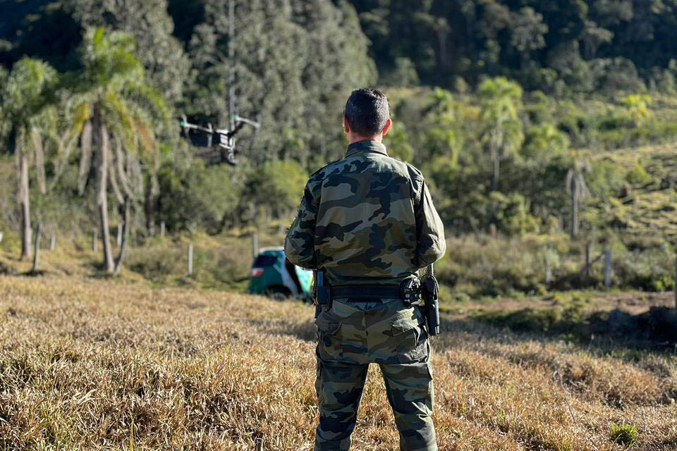 Satélite e drones elevam eficiência da PMPR contra crimes ambientais