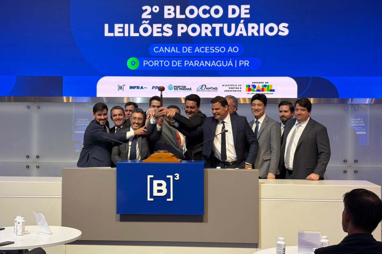 Após 10 lances, Canal do Porto de Paranaguá será operado por consórcio que investirá R$ 1,23 bilhão