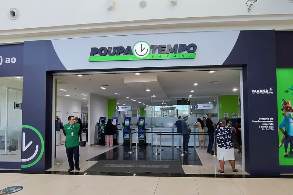 Poupatempo de Londrina, no Boulevard Shopping, abre atendimentos