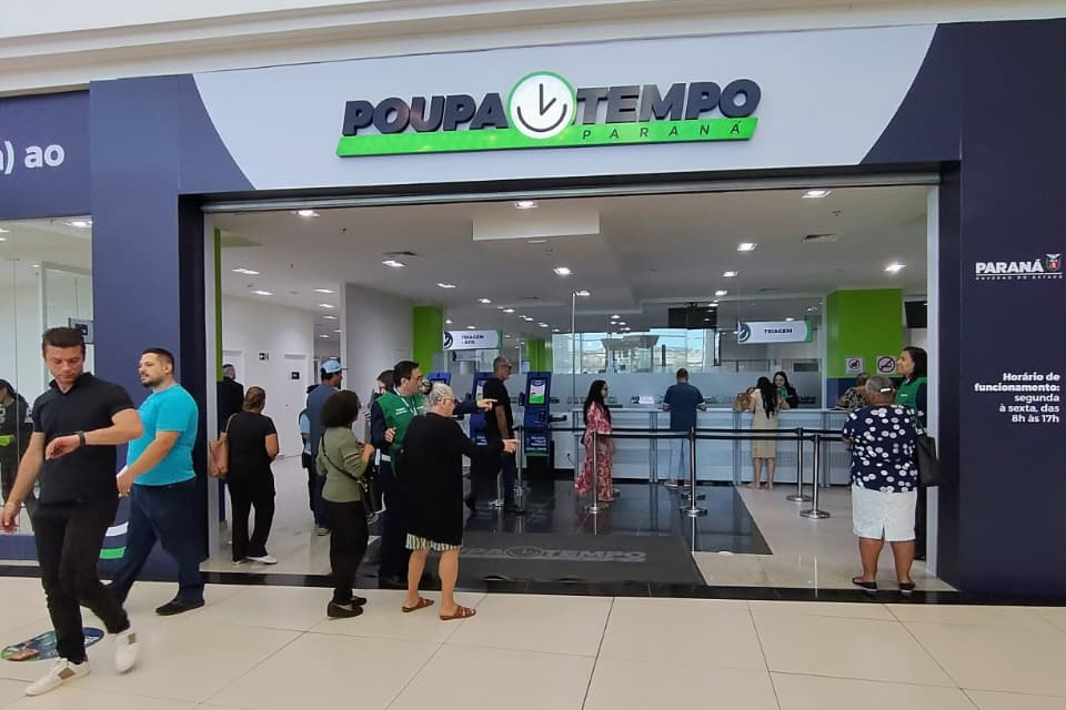 Poupatempo de Londrina, no Boulevard Shopping, abre atendimentos